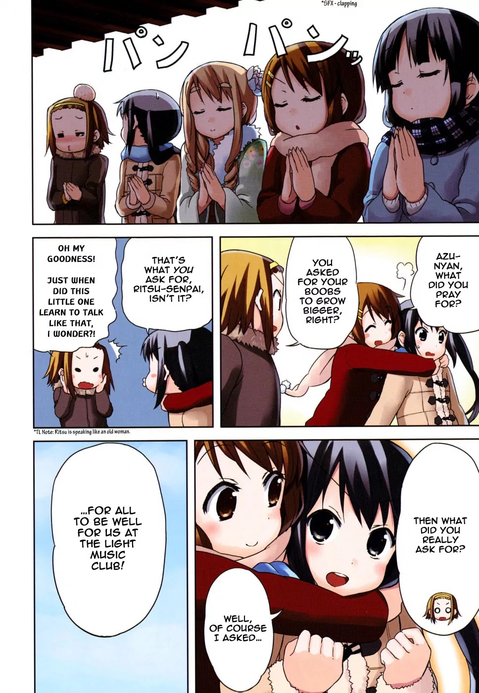 K-ON! Chapter 3.1 page 8 - Vol.3 Chapter 1
