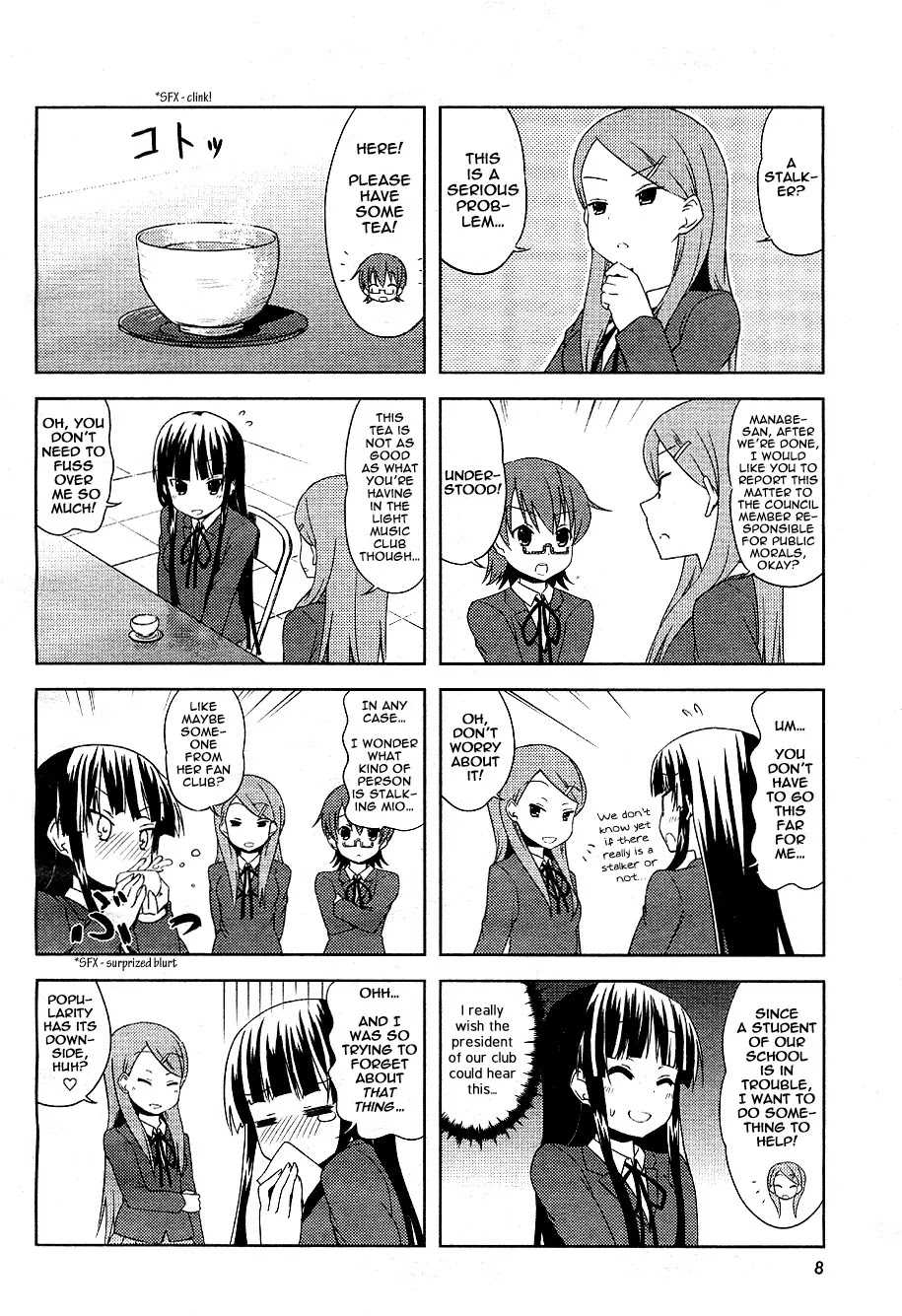 K-ON! Chapter 3.3 page 4 - Vol.3 Chapter 3