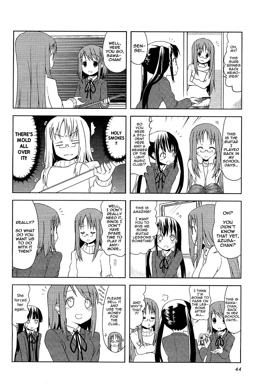 K-ON! Chapter 3.5 page 4 - Vol.3 Chapter 5