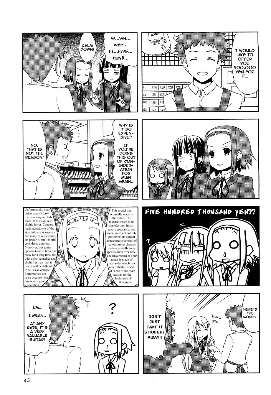 K-ON! Chapter 3.5 page 5 - Vol.3 Chapter 5