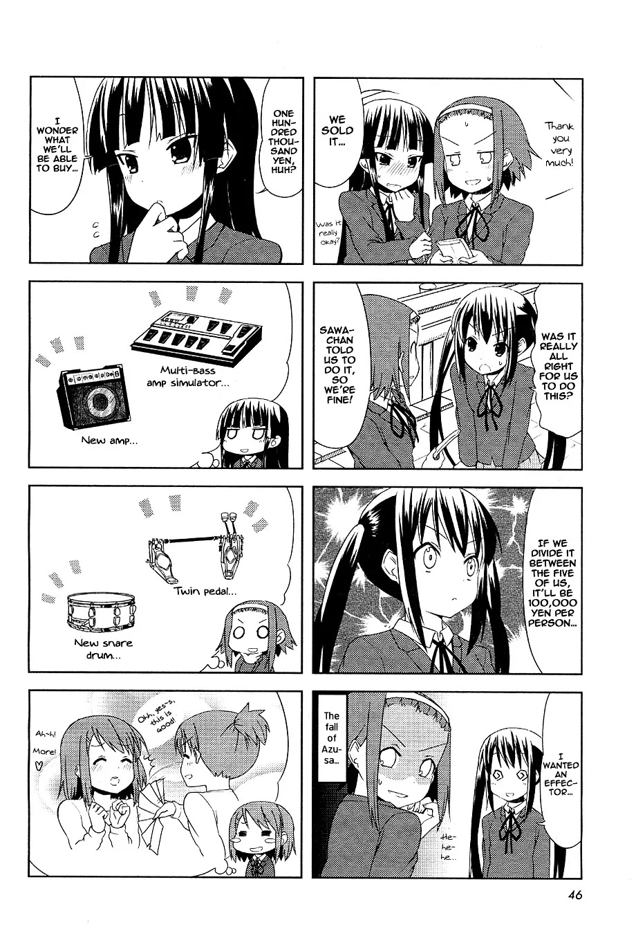 K-ON! Chapter 3.5 page 6 - Vol.3 Chapter 5