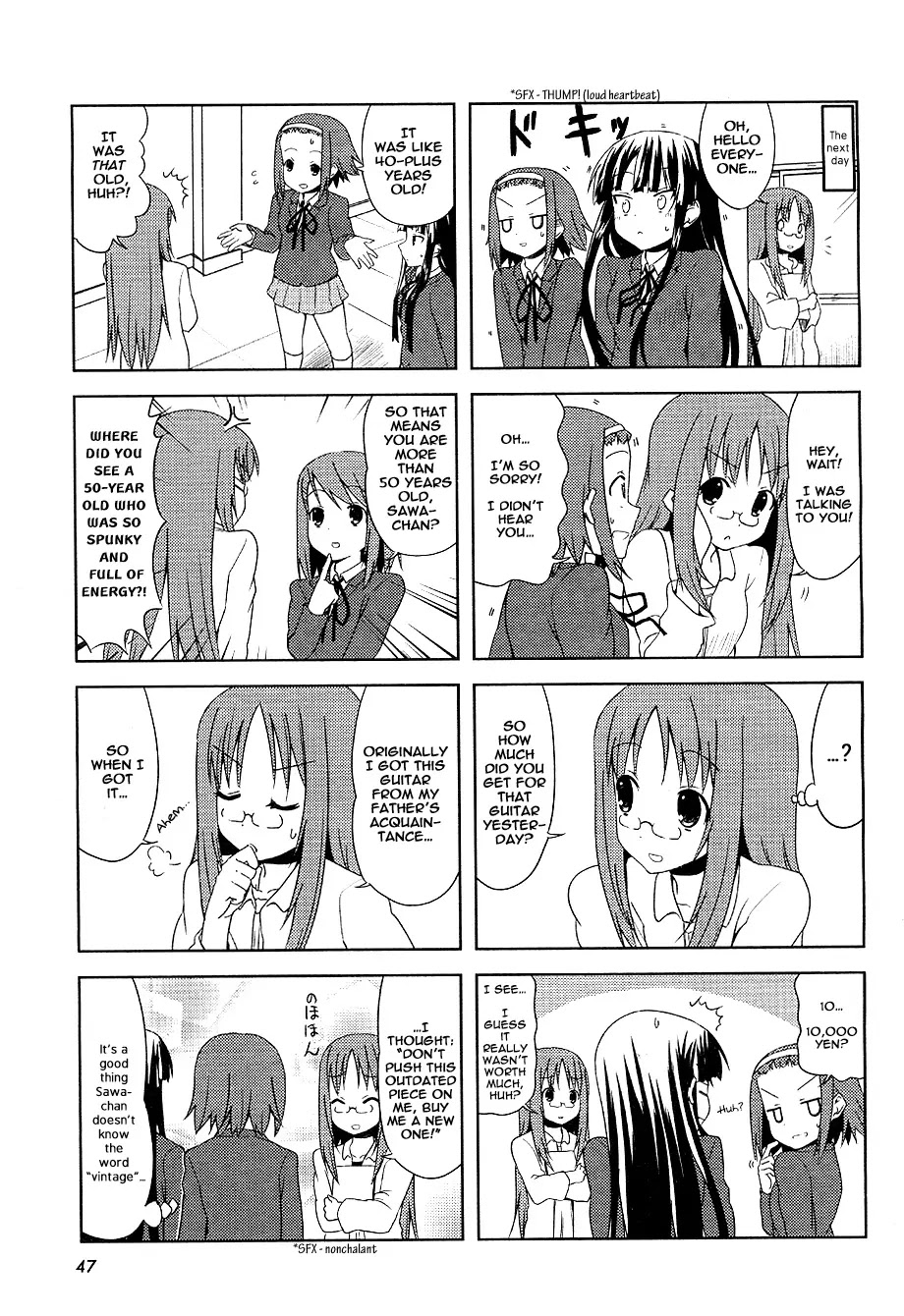 K-ON! Chapter 3.5 page 7 - Vol.3 Chapter 5