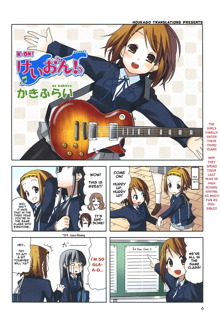 K-ON! Chapter 3.6 page 1 - Vol.3 Chapter 6