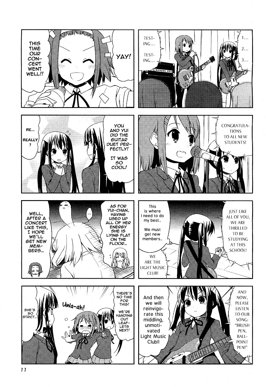 K-ON! Chapter 3.6 page 6 - Vol.3 Chapter 6