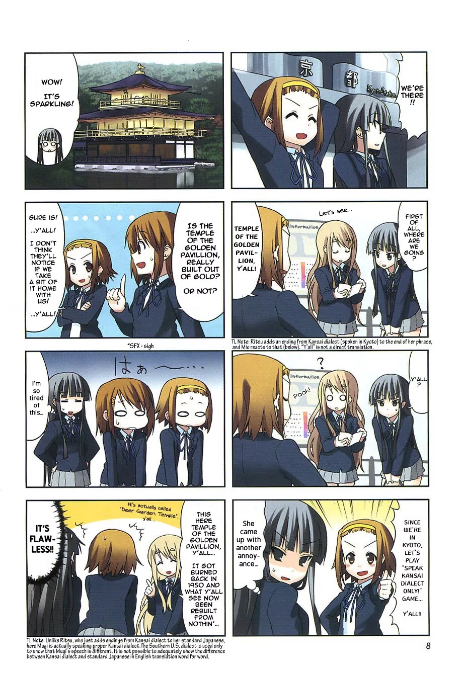 K-ON! Chapter 3.8 page 3 - Vol.3 Chapter 8