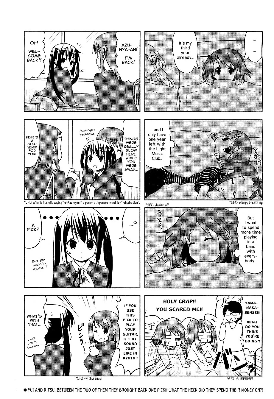 K-ON! Chapter 3.8 page 8 - Vol.3 Chapter 8