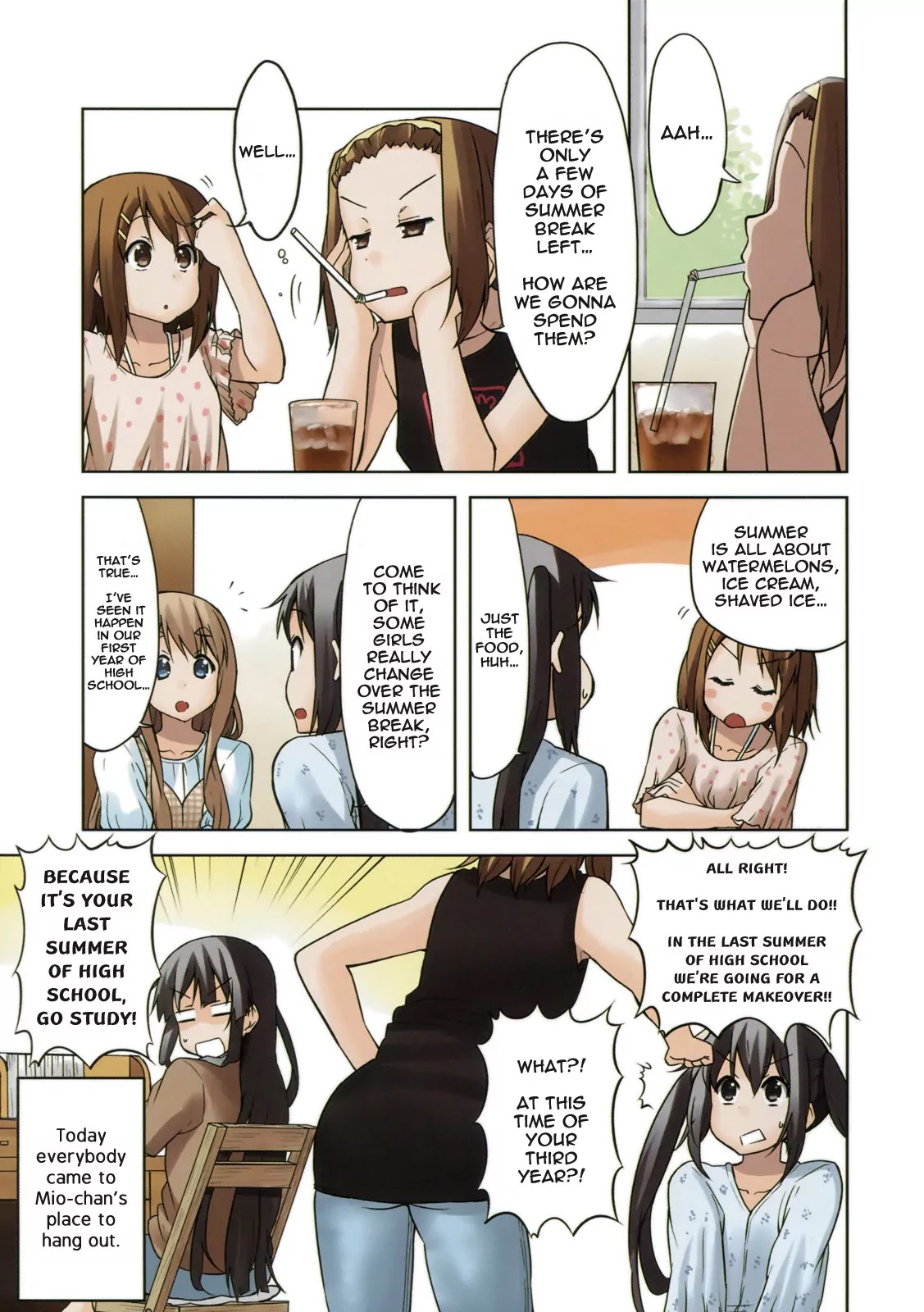 K-ON! Chapter 4.1 page 9 - Vol.4 Chapter 1