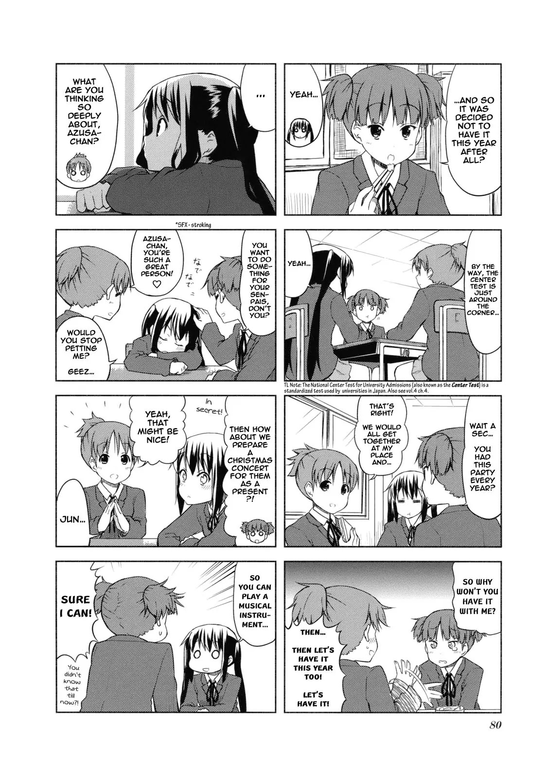 K-ON! Chapter 4.10 page 4 - Vol.4 Chapter 10