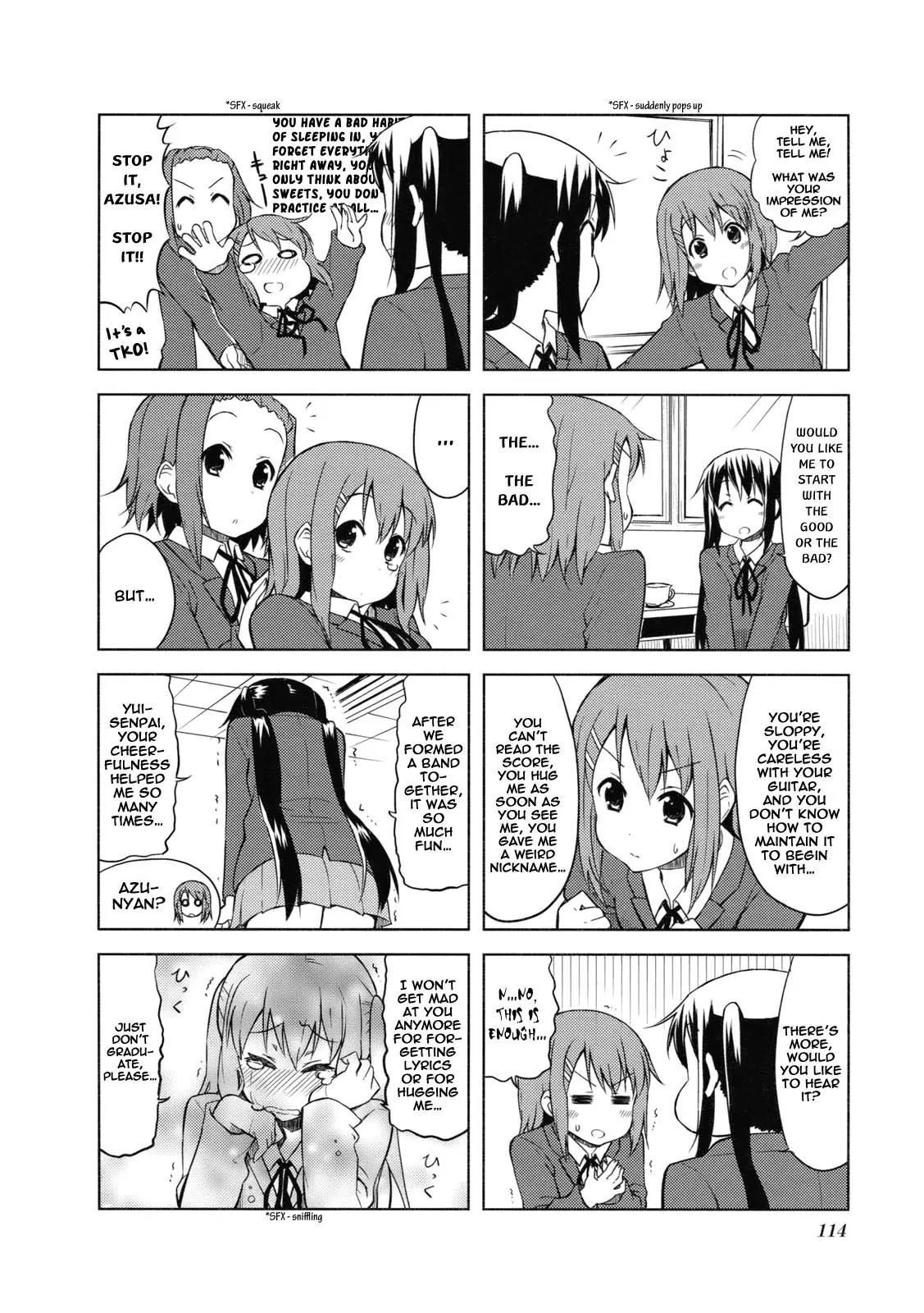 K-ON! Chapter 4.14 page 4 - Vol.4 Chapter 14