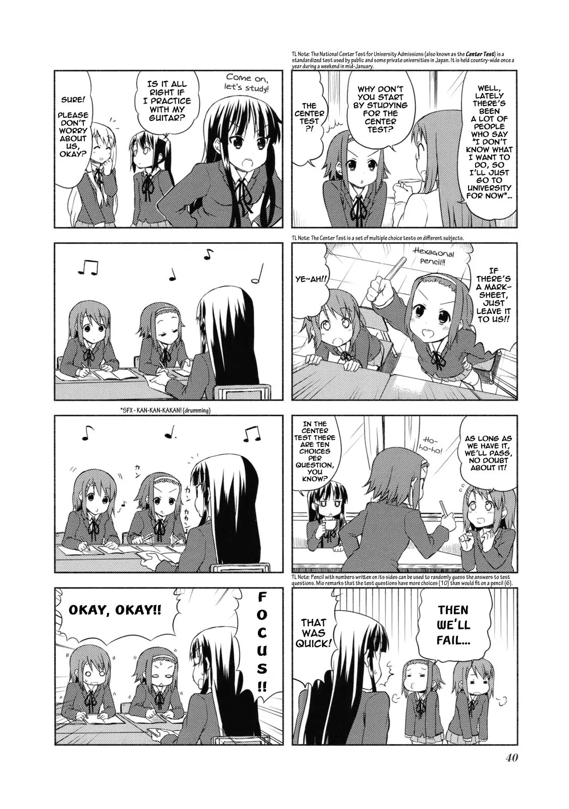 K-ON! Chapter 4.5 page 6 - Vol.4 Chapter 5