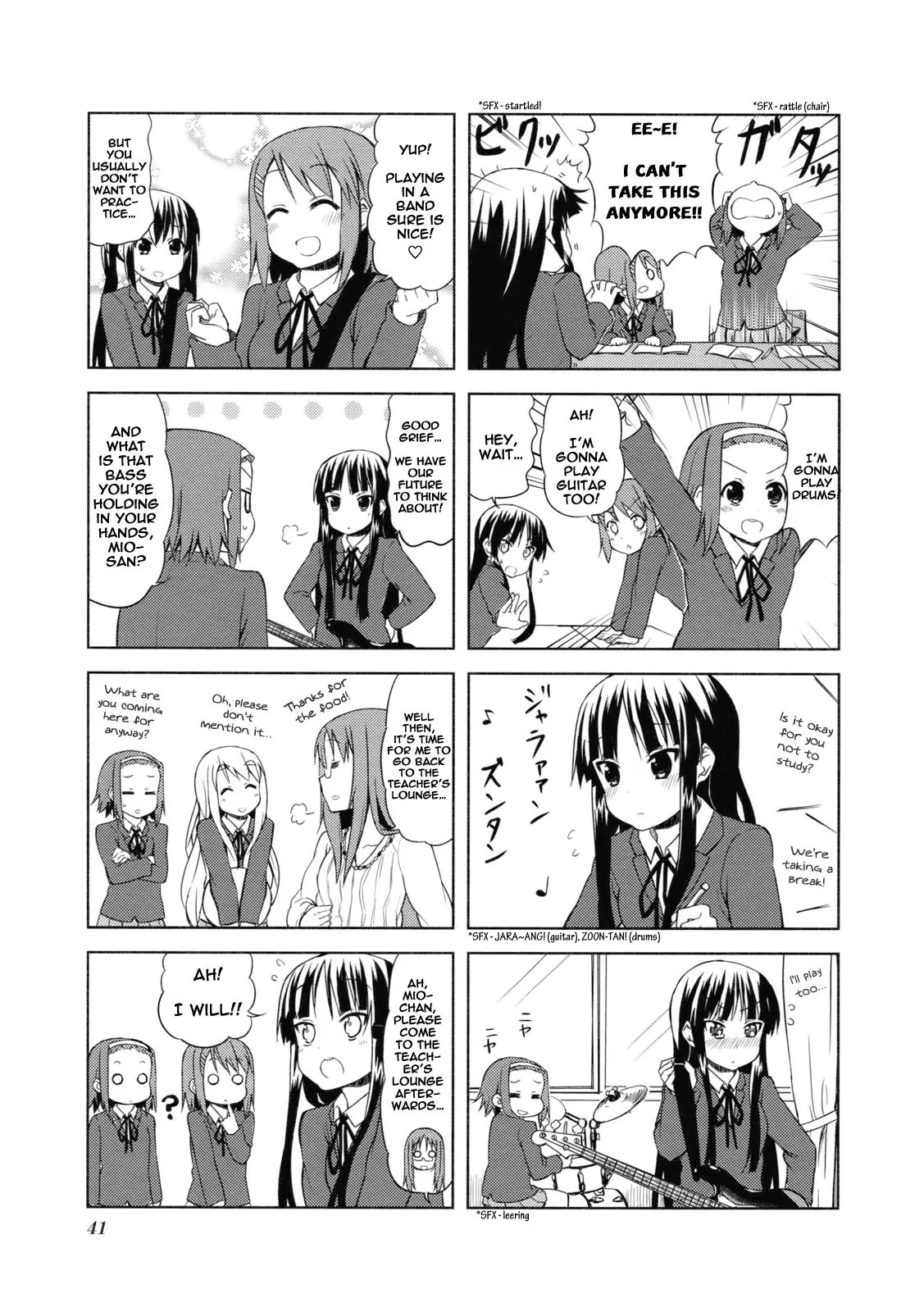 K-ON! Chapter 4.5 page 7 - Vol.4 Chapter 5