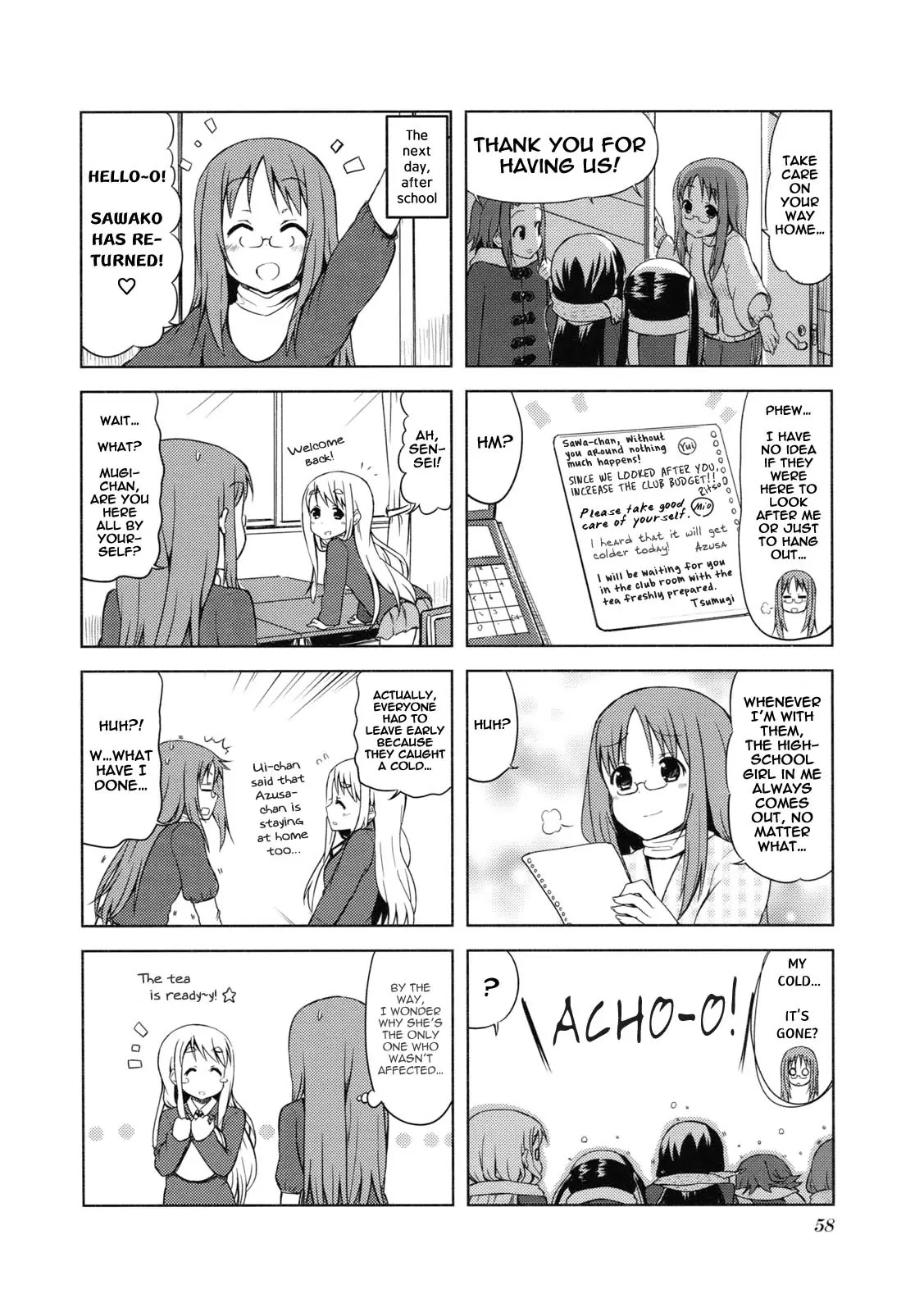 K-ON! Chapter 4.7 page 8 - Vol.4 Chapter 7