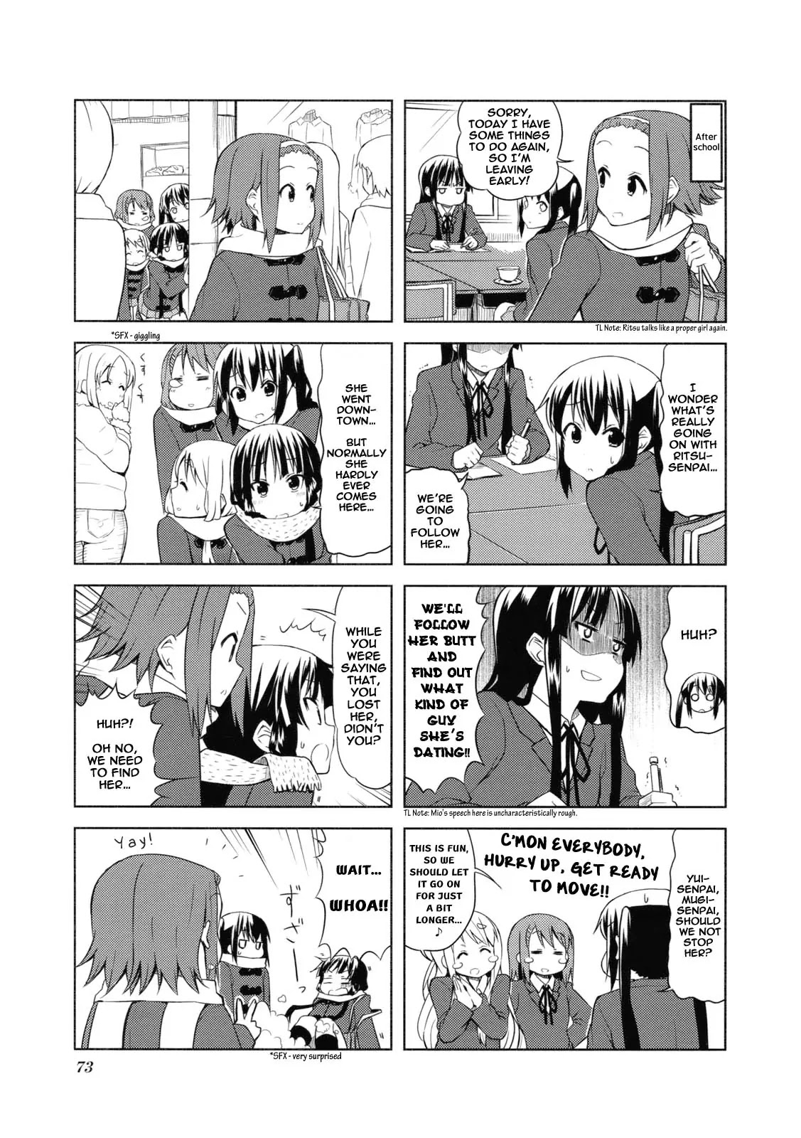 K-ON! Chapter 4.9 page 5 - Vol.4 Chapter 9