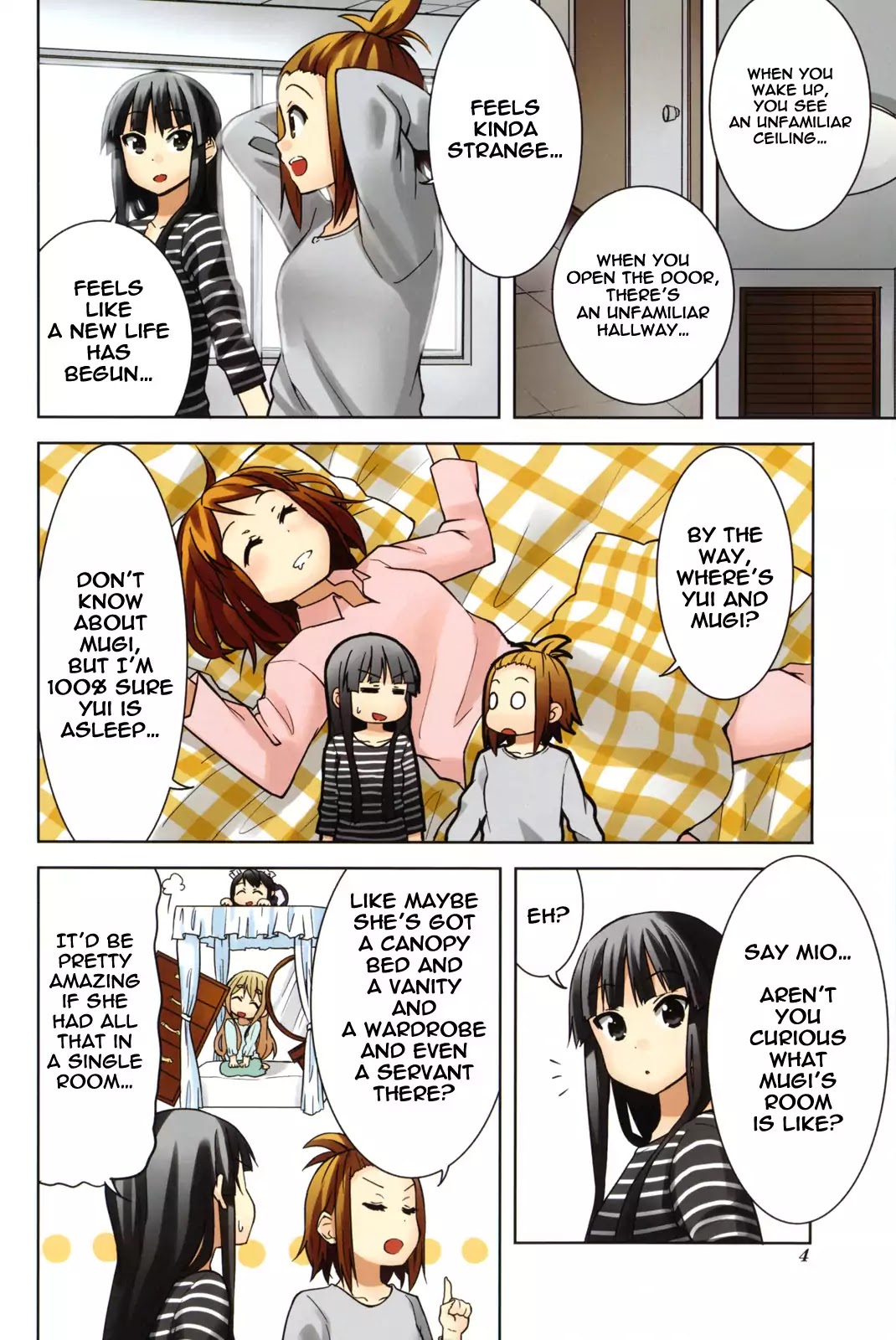 K-ON! Chapter 5.1 page 4 - Vol.5 Chapter 1