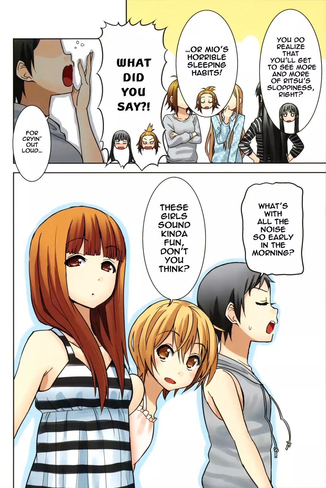 K-ON! Chapter 5.1 page 8 - Vol.5 Chapter 1