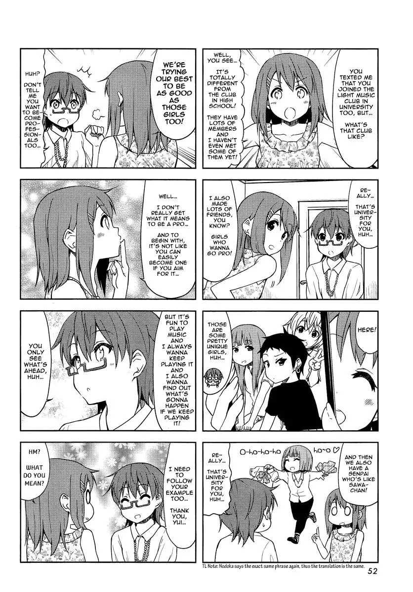 K-ON! Chapter 5.12 page 4 - Vol.5 Chapter 12