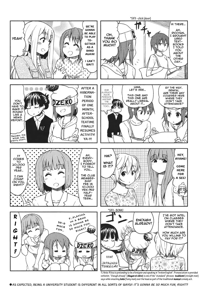 K-ON! Chapter 5.4 page 8 - Vol.5 Chapter 4