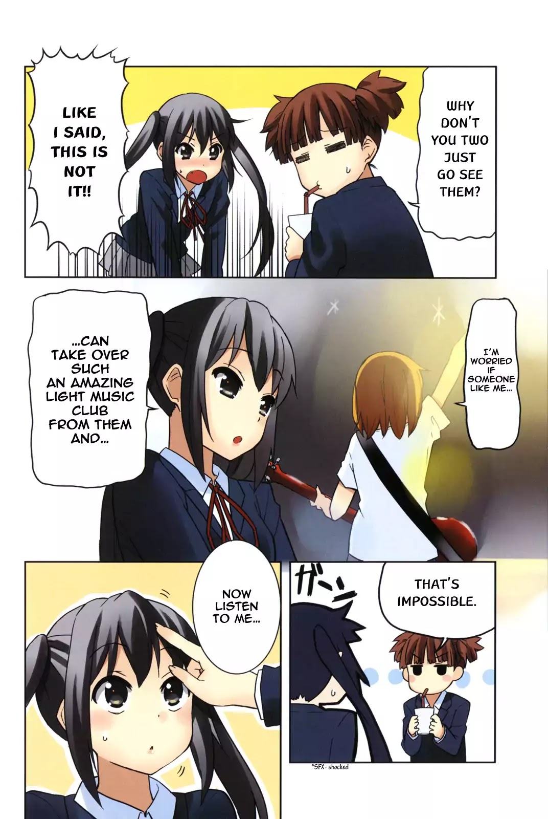 K-ON! Chapter 6.1 page 6 - Vol.6 Chapter 1