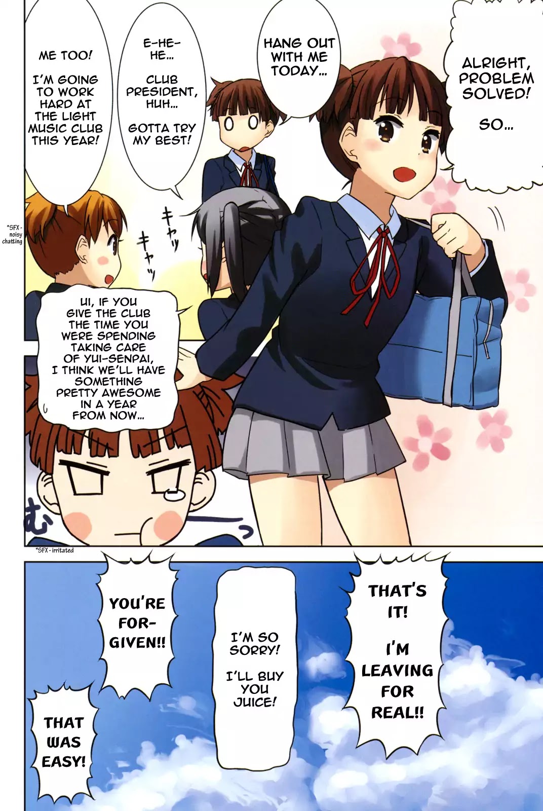 K-ON! Chapter 6.1 page 8 - Vol.6 Chapter 1