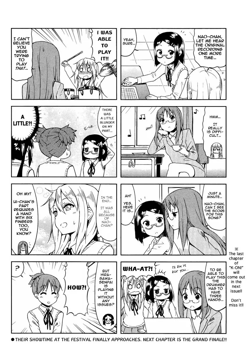 K-ON! Chapter 6.13 page 8 - Vol.6 Chapter 13