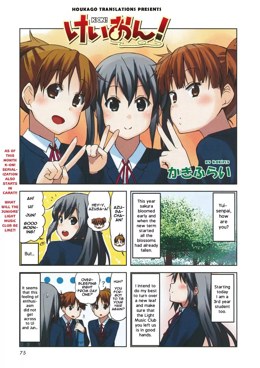 K-ON! Chapter 6.2 page 1 - Vol.6 Chapter 2