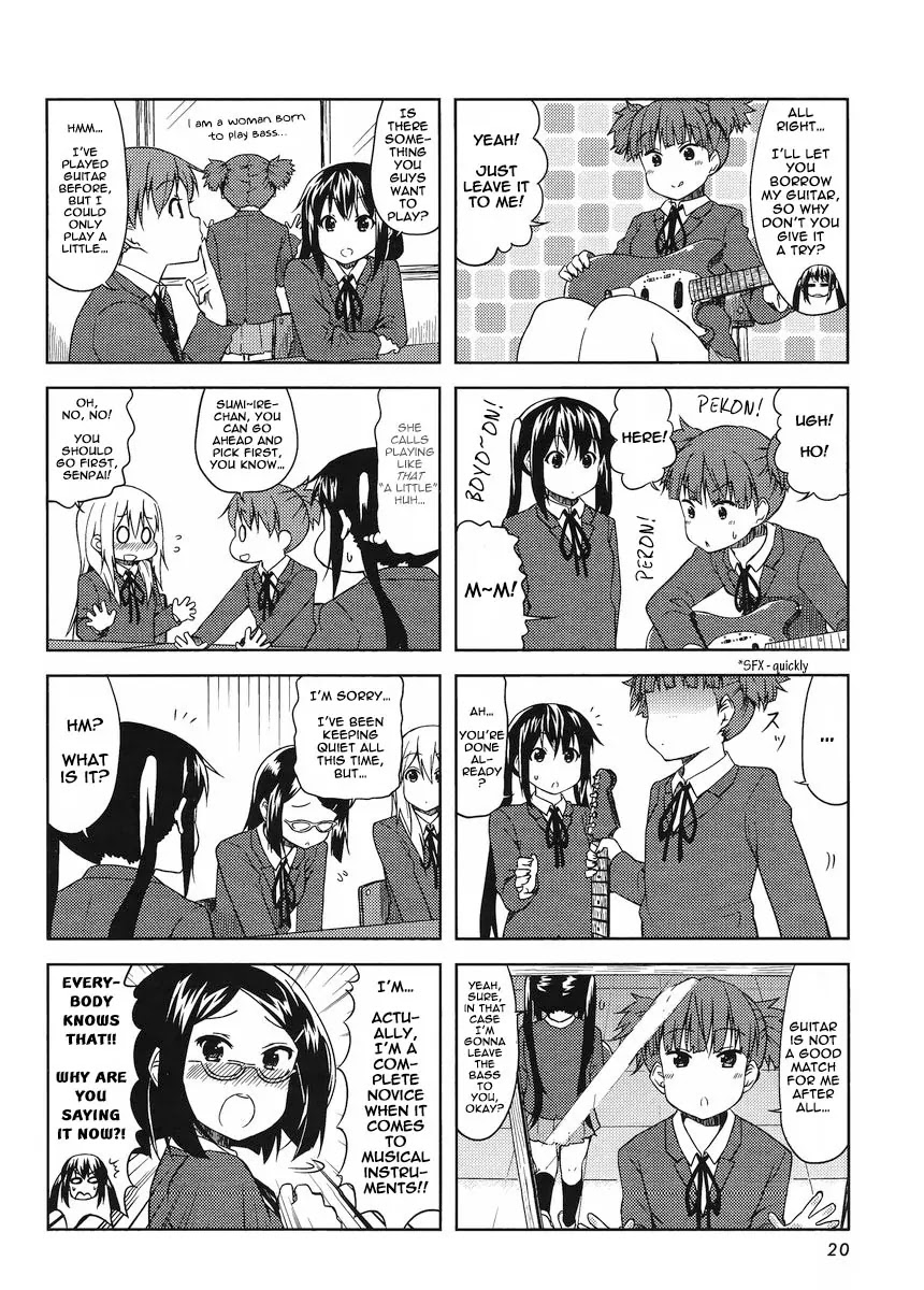 K-ON! Chapter 6.4 page 4 - Vol.6 Chapter 4