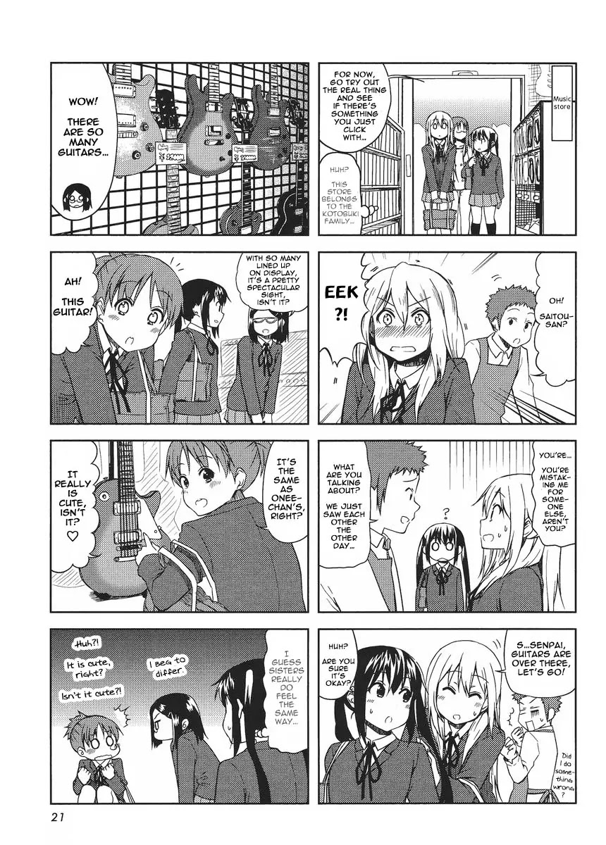 K-ON! Chapter 6.4 page 5 - Vol.6 Chapter 4