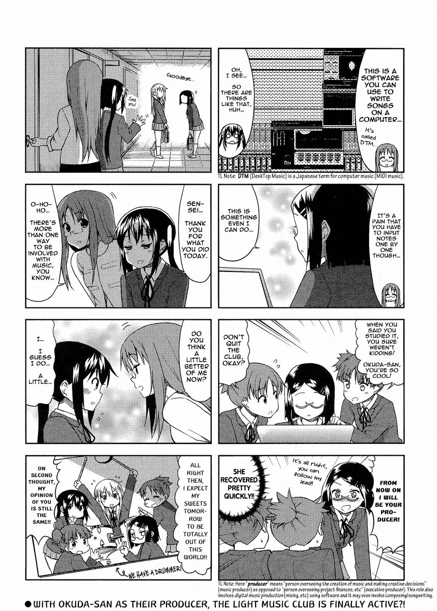 K-ON! Chapter 6.5 page 8 - Vol.6 Chapter 5