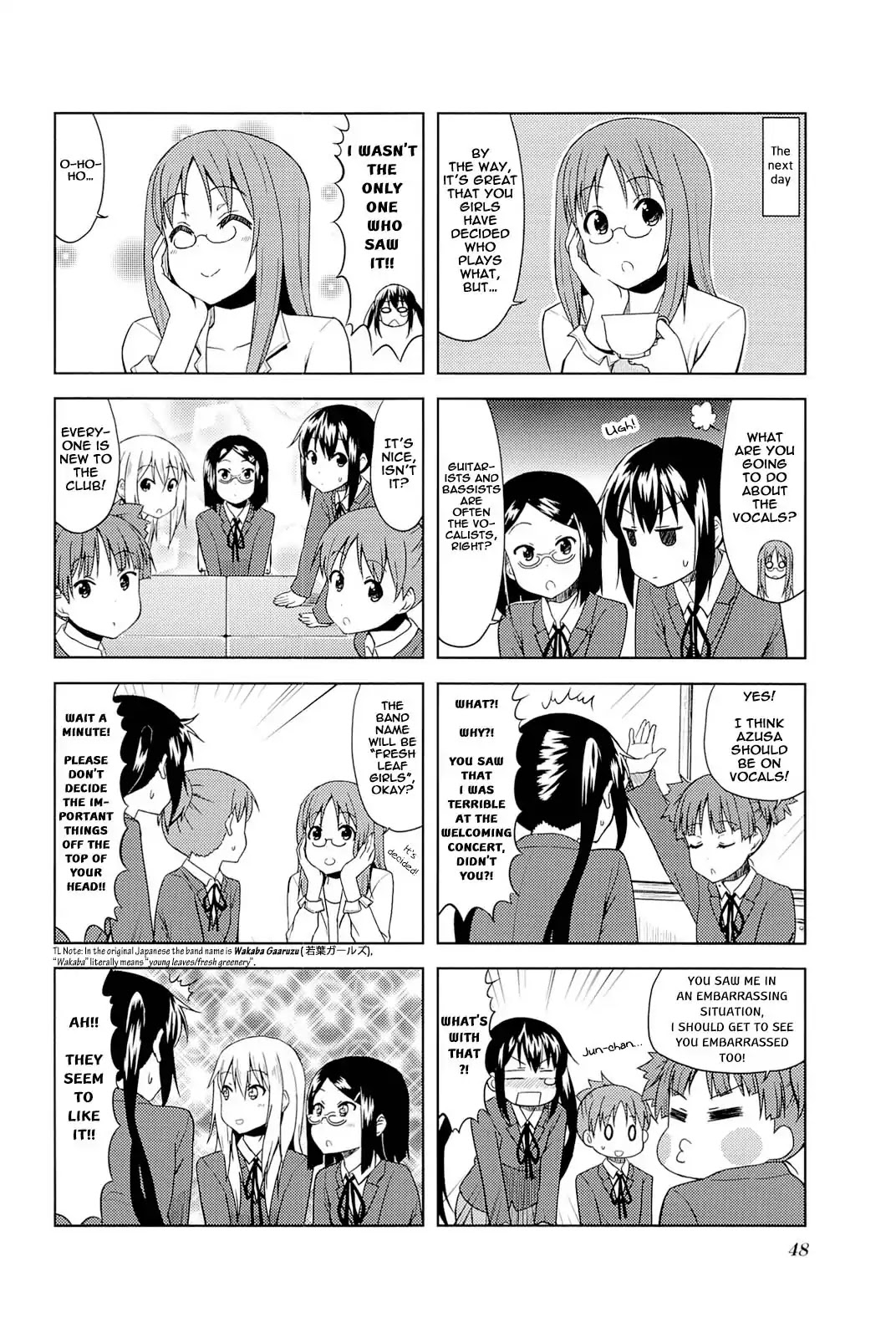 K-ON! Chapter 6.6 page 8 - Vol.6 Chapter 6