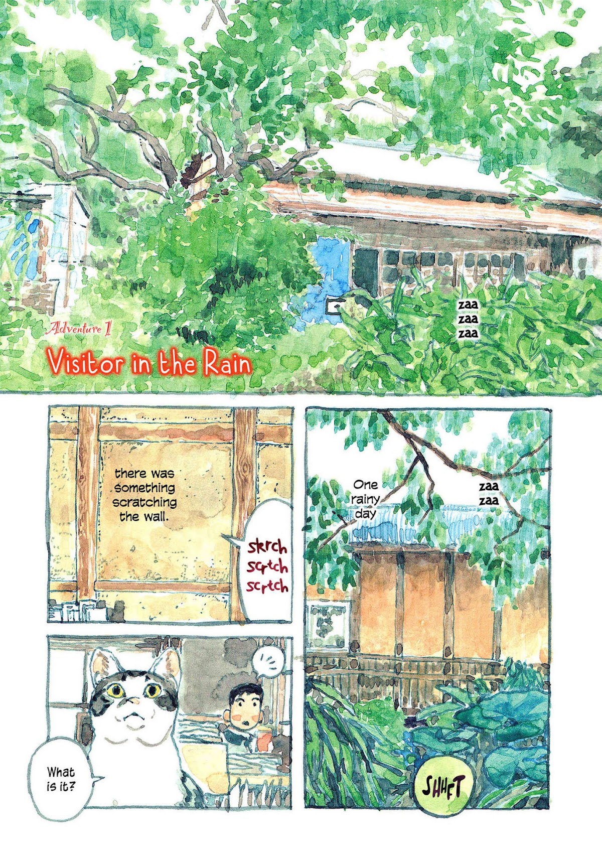 Kabocha no Bouken Chapter 1 page 6 - Chapter 1: Visitor in the Rain