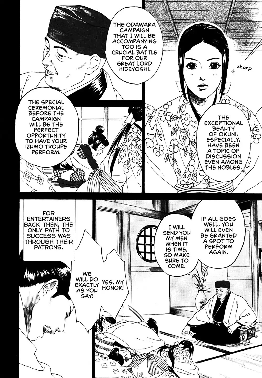 Kabuki Princess: The Greatest Girl Chapter 1 page 12 - Chapter 1: Okuni of Izumo