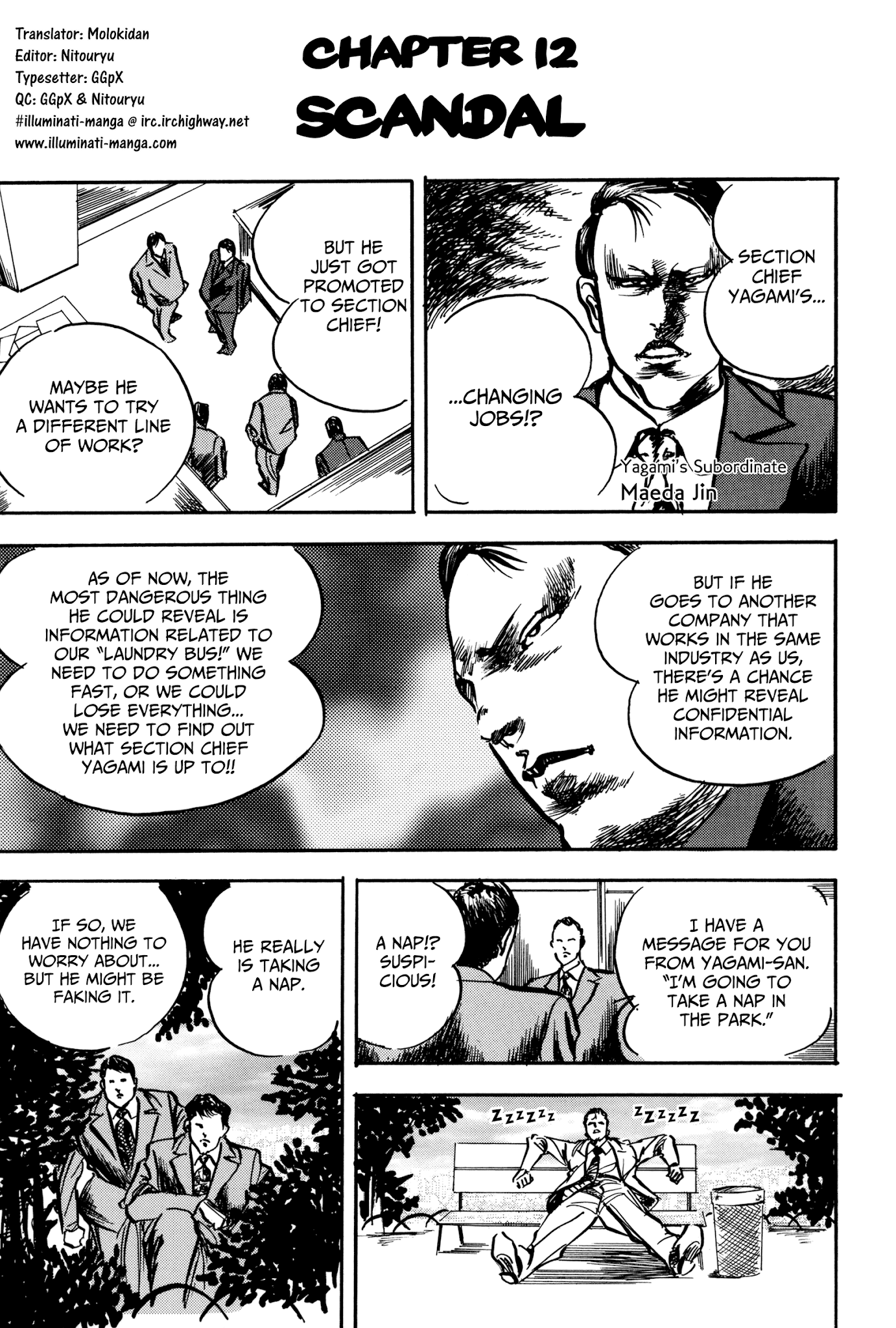 Kachou Baka Ichidachi Chapter 12 page 1 - Chapter 12: Scandal