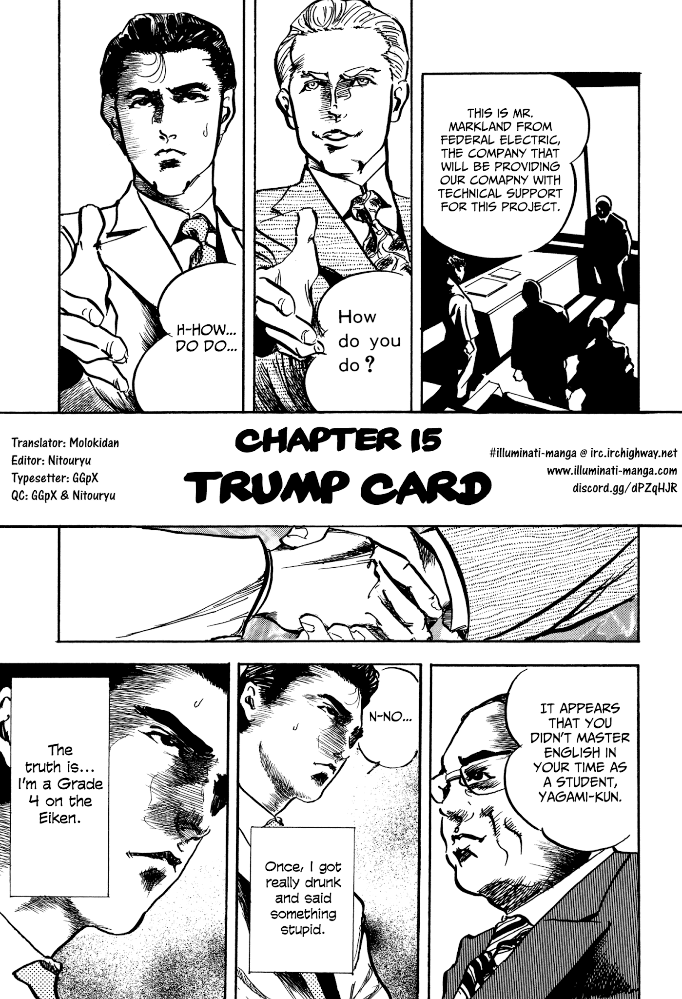 Kachou Baka Ichidachi Chapter 15 page 1 - Chapter 15: Trump Card