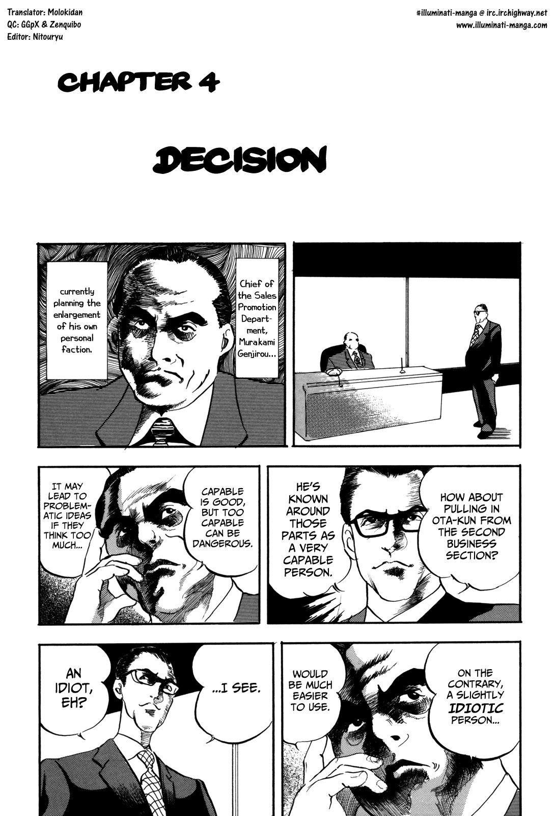 Kachou Baka Ichidachi Chapter 4 page 1 - Chapter 4: Decision