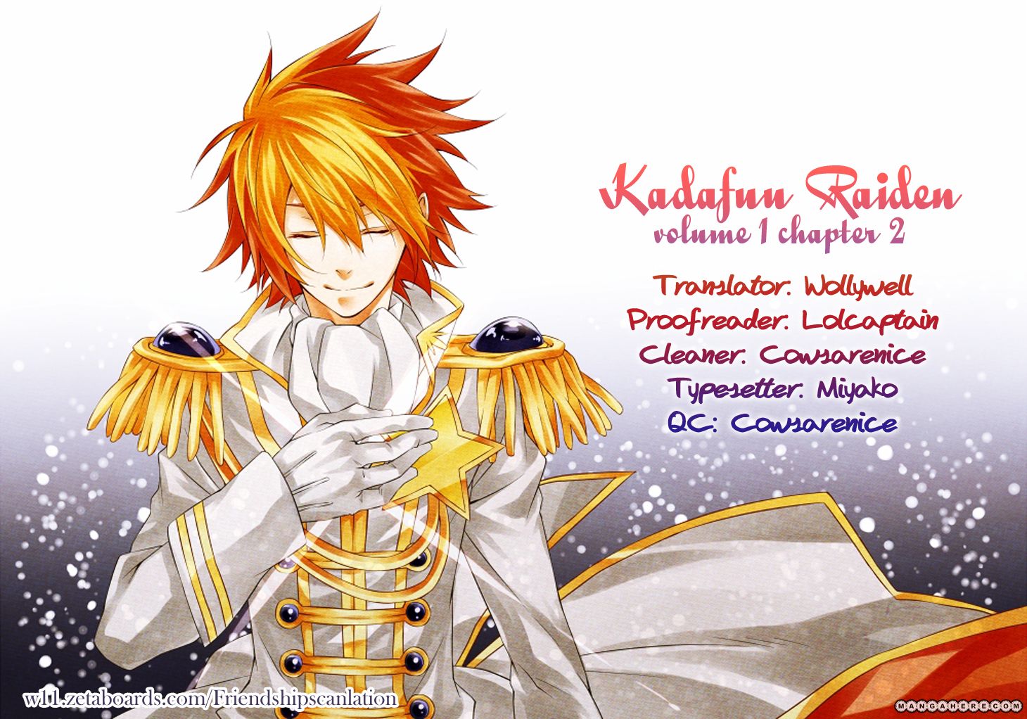Kadafuu Raiden Chapter 2 page 1 - Chapter 2 : The Jasmine and the Bride