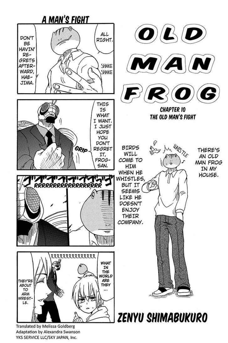 Kaeru no Ossan Chapter 10 page 1 - Chapter 10