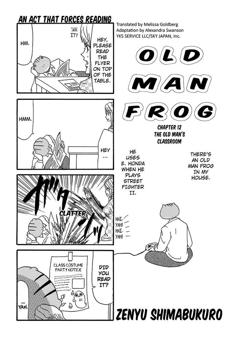 Kaeru no Ossan Chapter 12 page 1 - Chapter 12
