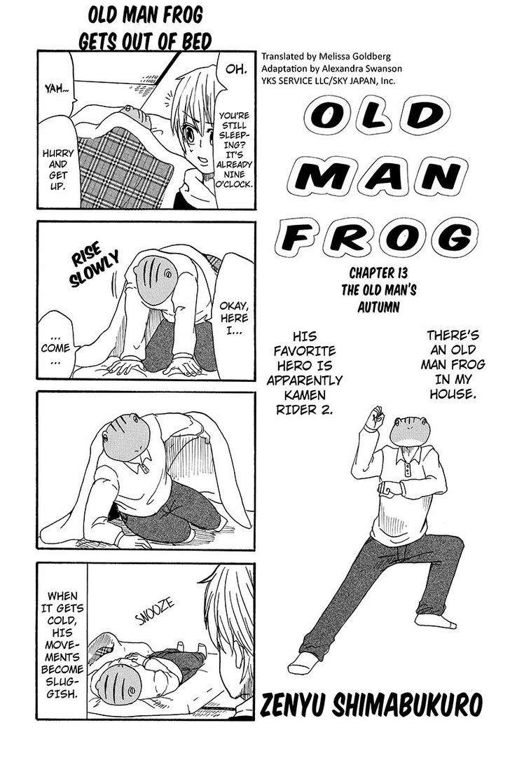 Kaeru no Ossan Chapter 13 page 1 - Chapter 13