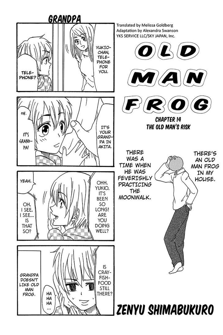 Kaeru no Ossan Chapter 14 page 1 - Chapter 14