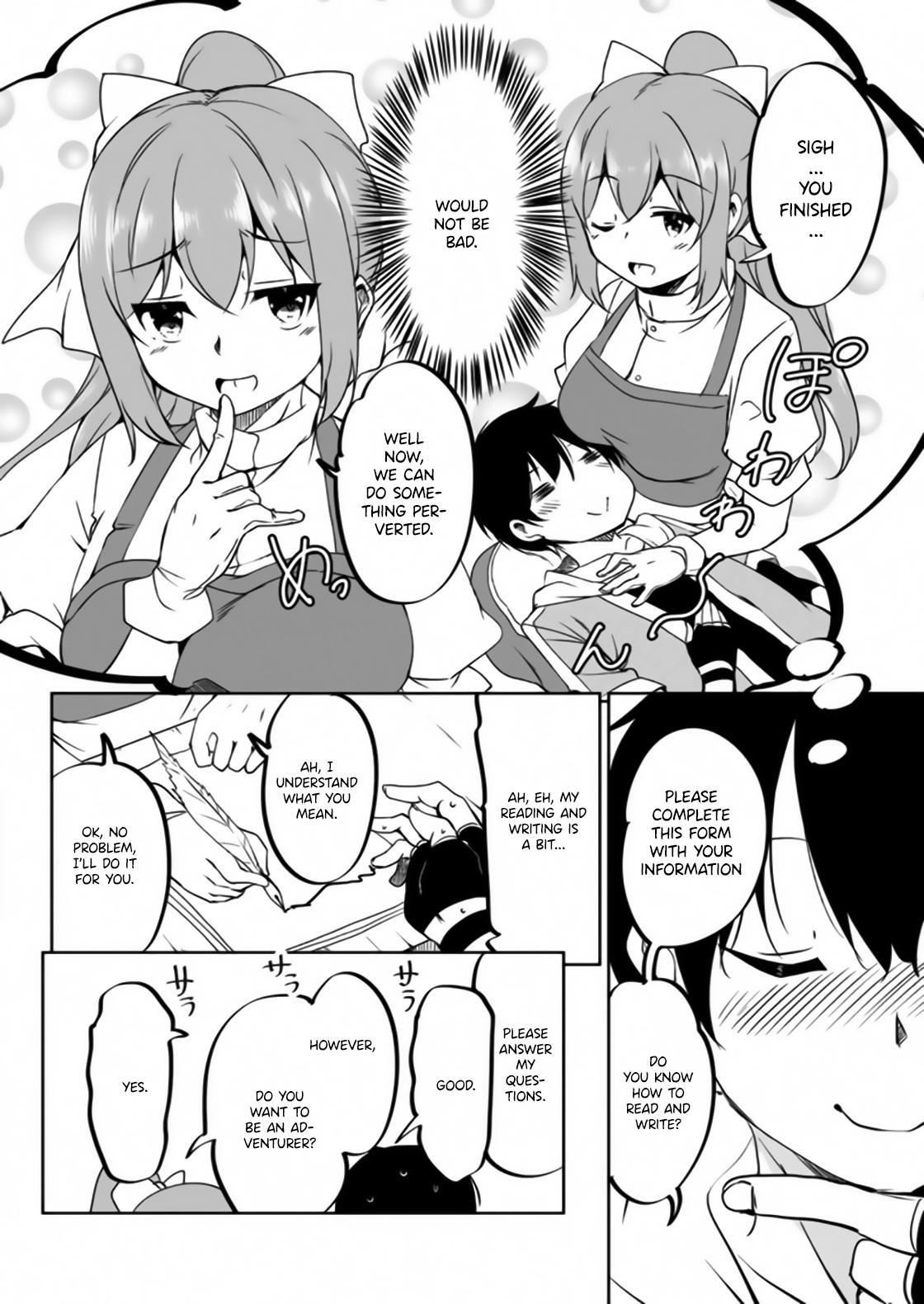 Kaettekita Motoyuusha Chapter 1.2 page 1 - Chapter 1.2: unknown world (part two)