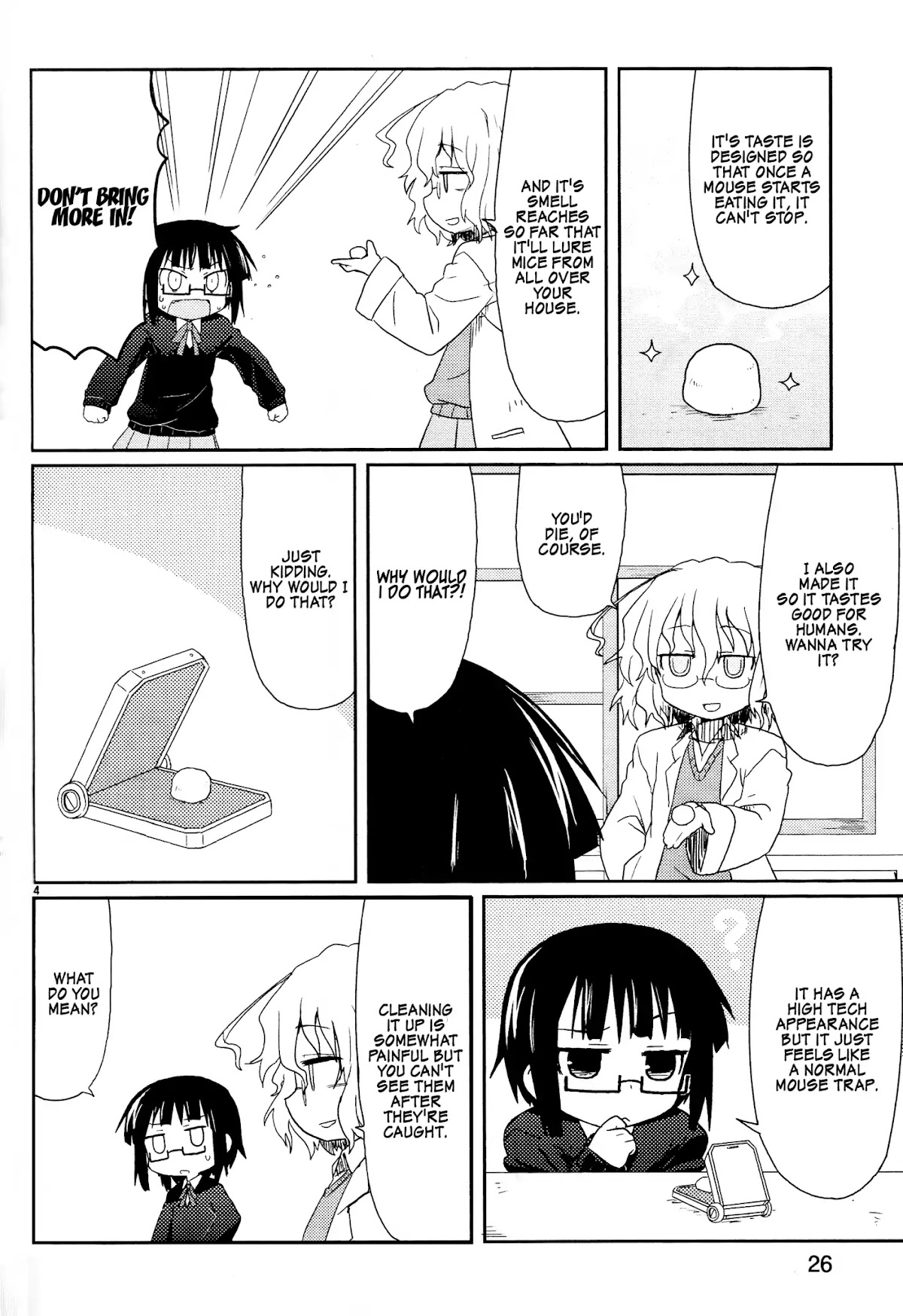 Kagaku Chop Chapter 2 page 6 - Chapter 2: Experiment 2: Rats are Scary