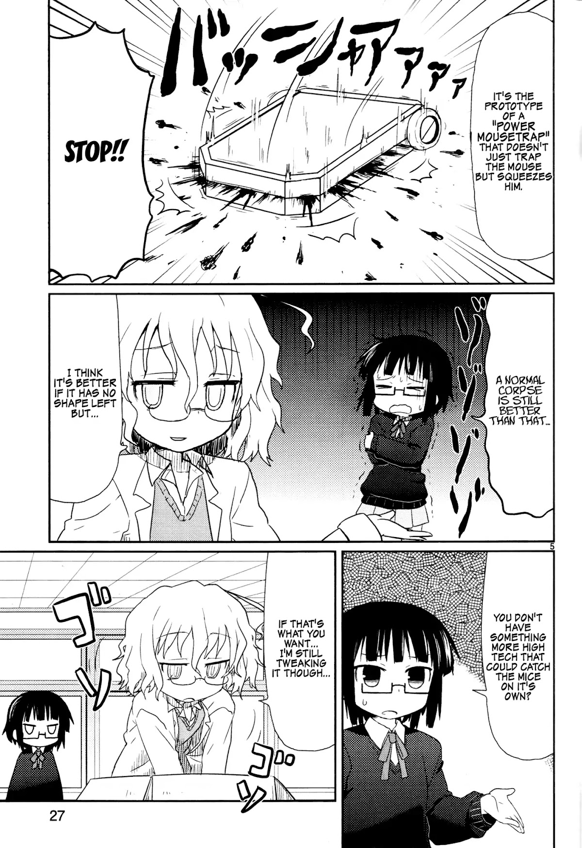 Kagaku Chop Chapter 2 page 7 - Chapter 2: Experiment 2: Rats are Scary