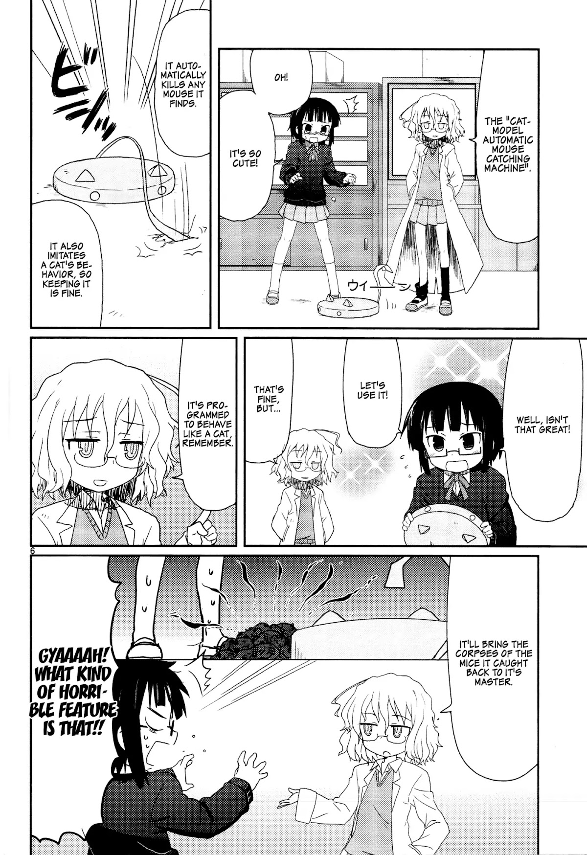 Kagaku Chop Chapter 2 page 8 - Chapter 2: Experiment 2: Rats are Scary
