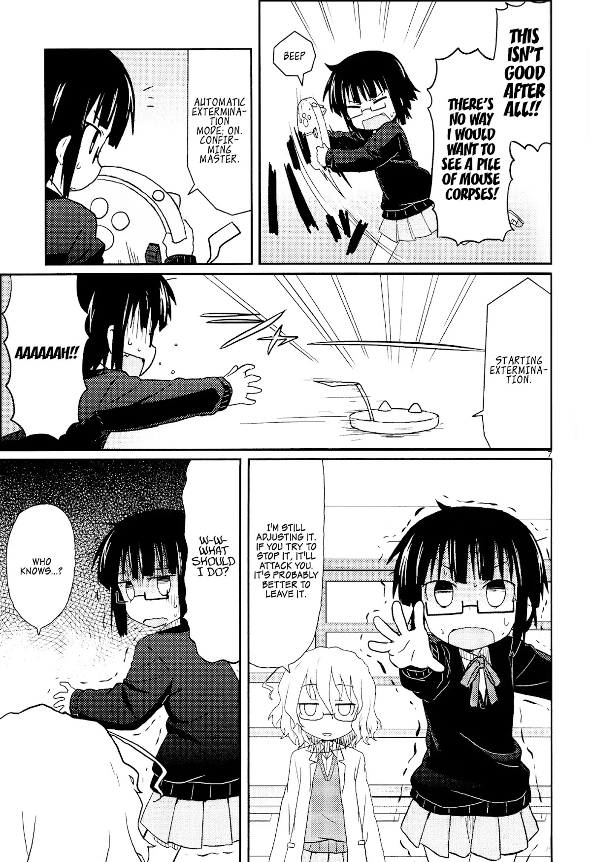 Kagaku Chop Chapter 2 page 9 - Chapter 2: Experiment 2: Rats are Scary