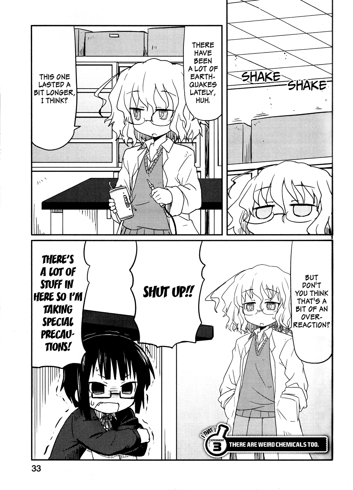 Kagaku Chop Chapter 3 page 3 - Chapter 3: That Experiment 3: There are Weird Chemicals Too.