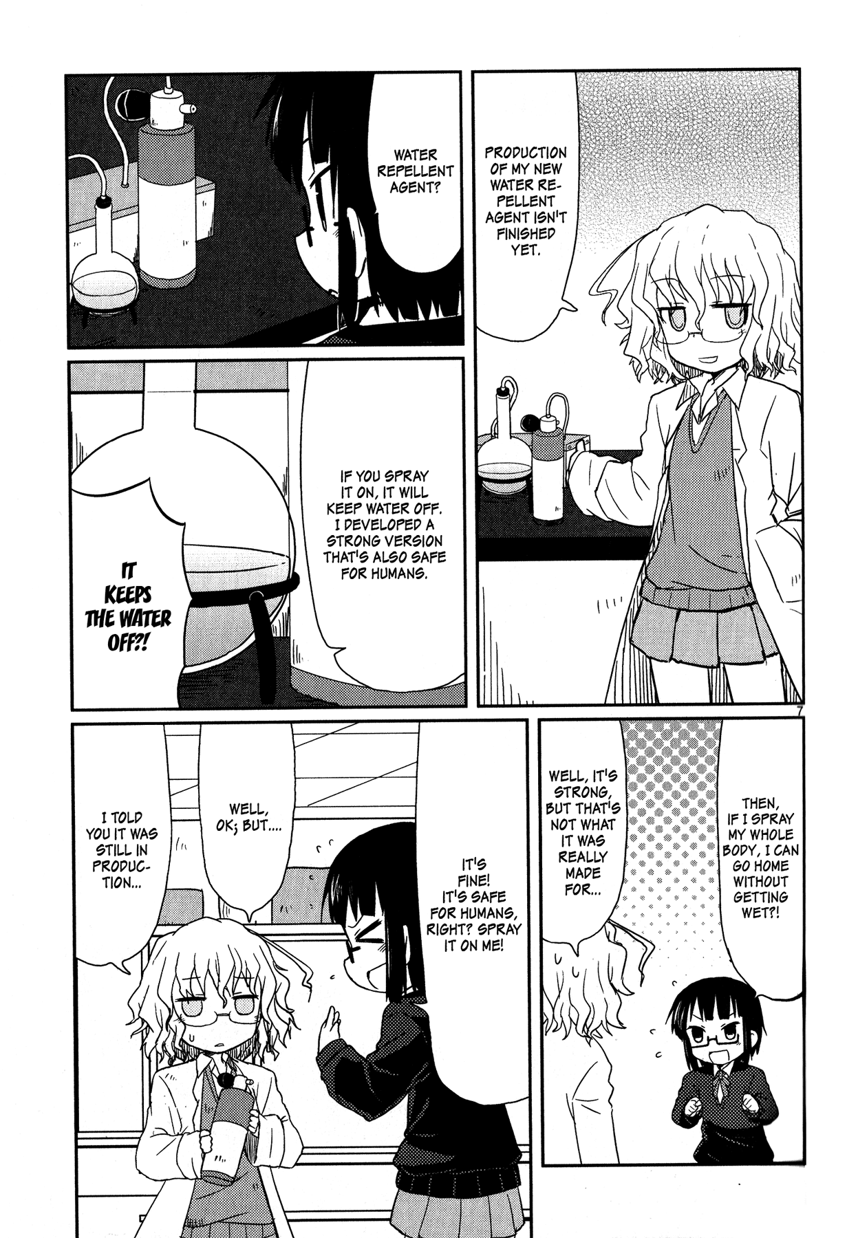 Kagaku Chop Chapter 4 page 9 - Chapter 4: That Experiment 4: In The Rain!