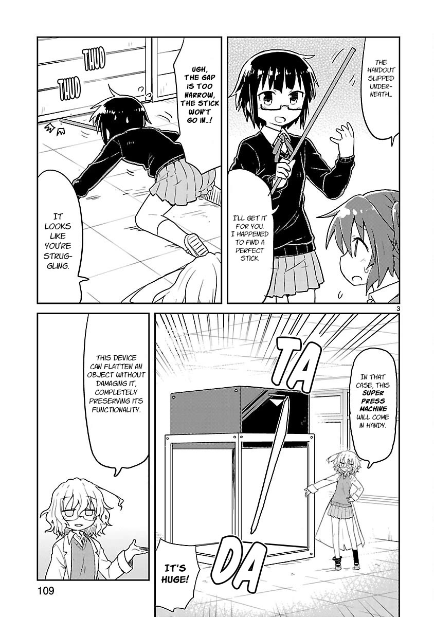 Kagaku Chop Chapter 62 page 3 - Chapter 62: Experiment 62: Flat-Out-Can-Crushing