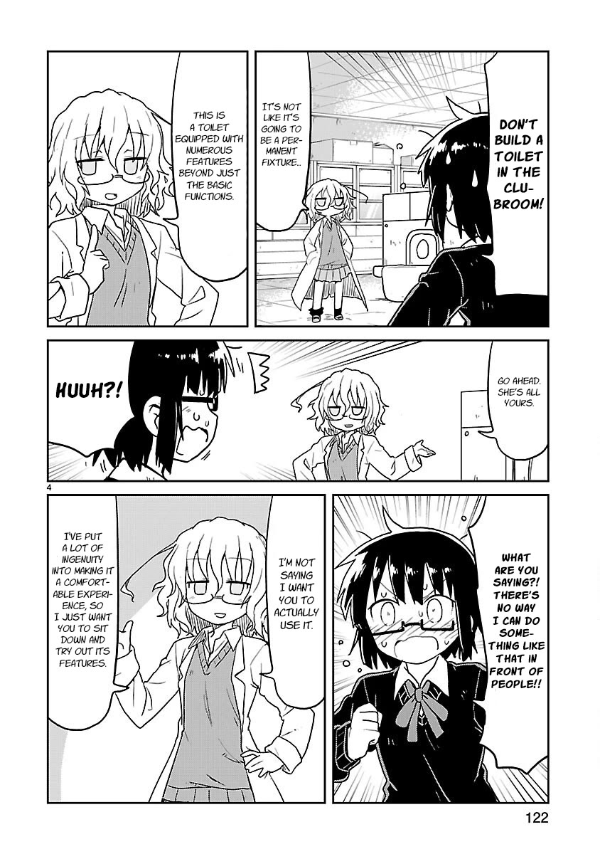 Kagaku Chop Chapter 63 page 4 - Chapter 63: Experiment 63: Invention Comes After Toilet