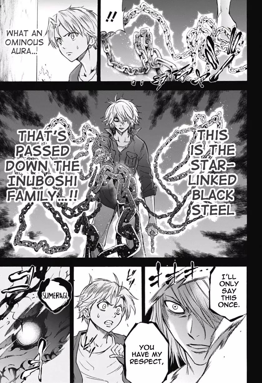 Kagamigami Chapter 29 page 11 - Chapter 29: What One Eye Shoulders and Chases After