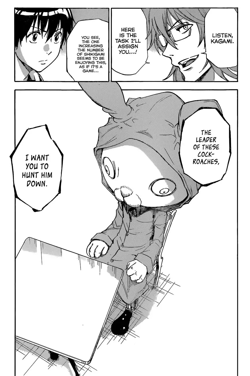 Kagamigami Chapter 3 page 14 - Chapter 3: The People of the Shikigami Association